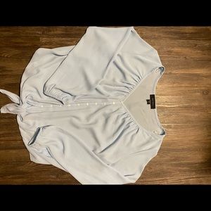 Silky button down blouse